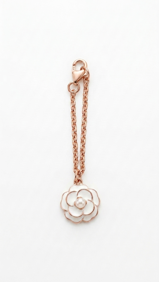 Signature Bloom Charm White