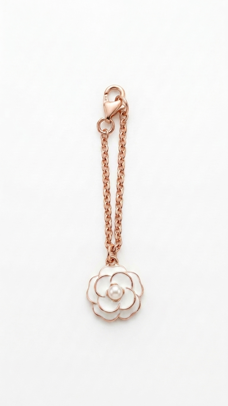 Signature Bloom Charm White
