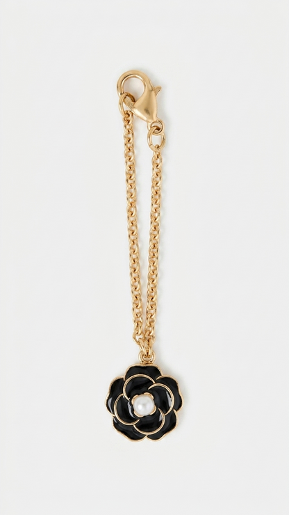 Signature Bloom Charm Black